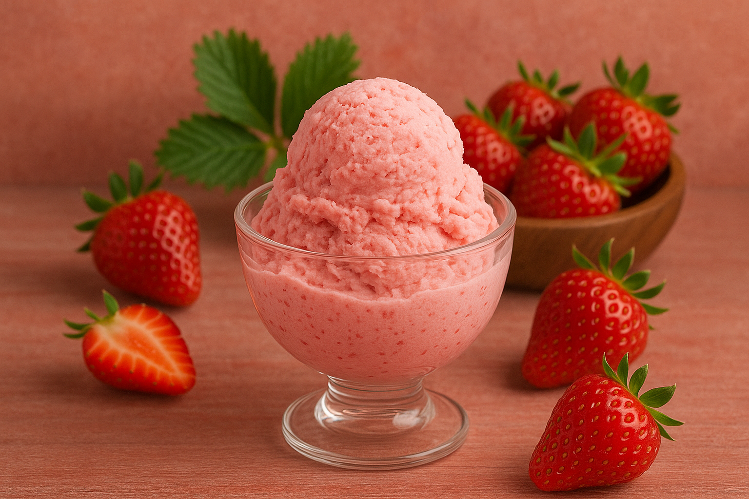 Strawberry Crush ice-cream